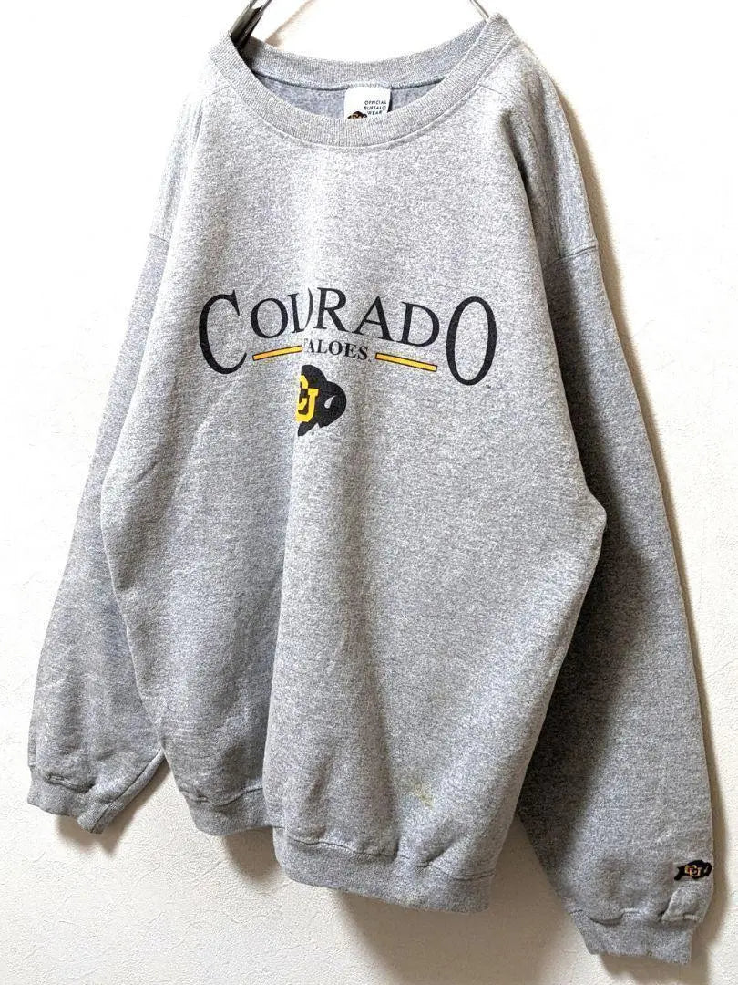 USA Buffalo Wear Colorado Buffaloes Sweatshirt Gray Gray Old-fashioned clothing