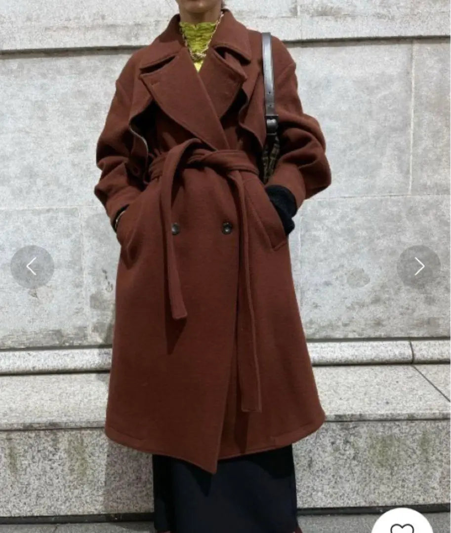 [Ameri] TRENCH LIKE MIDI COAT