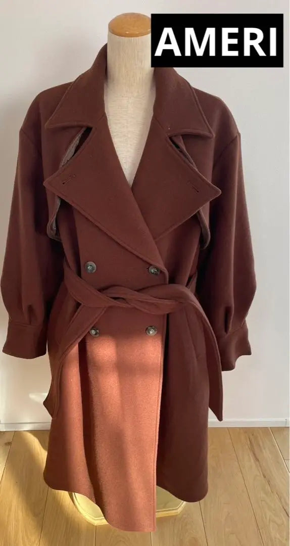 [Ameri] ABRIGO MIDI TIPO TRENCH