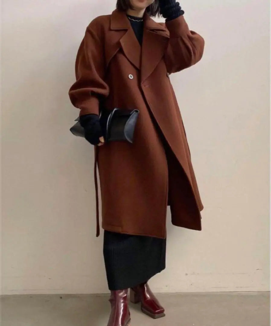 [Ameri] ABRIGO MIDI TIPO TRENCH