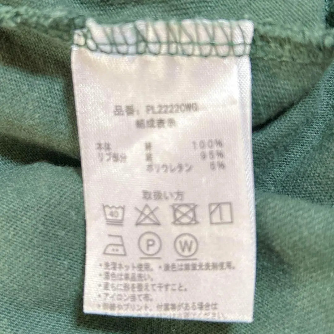 US POLO ASSN [L] Camisa BIGT/Bordado de un punto Verde musgo Otoño