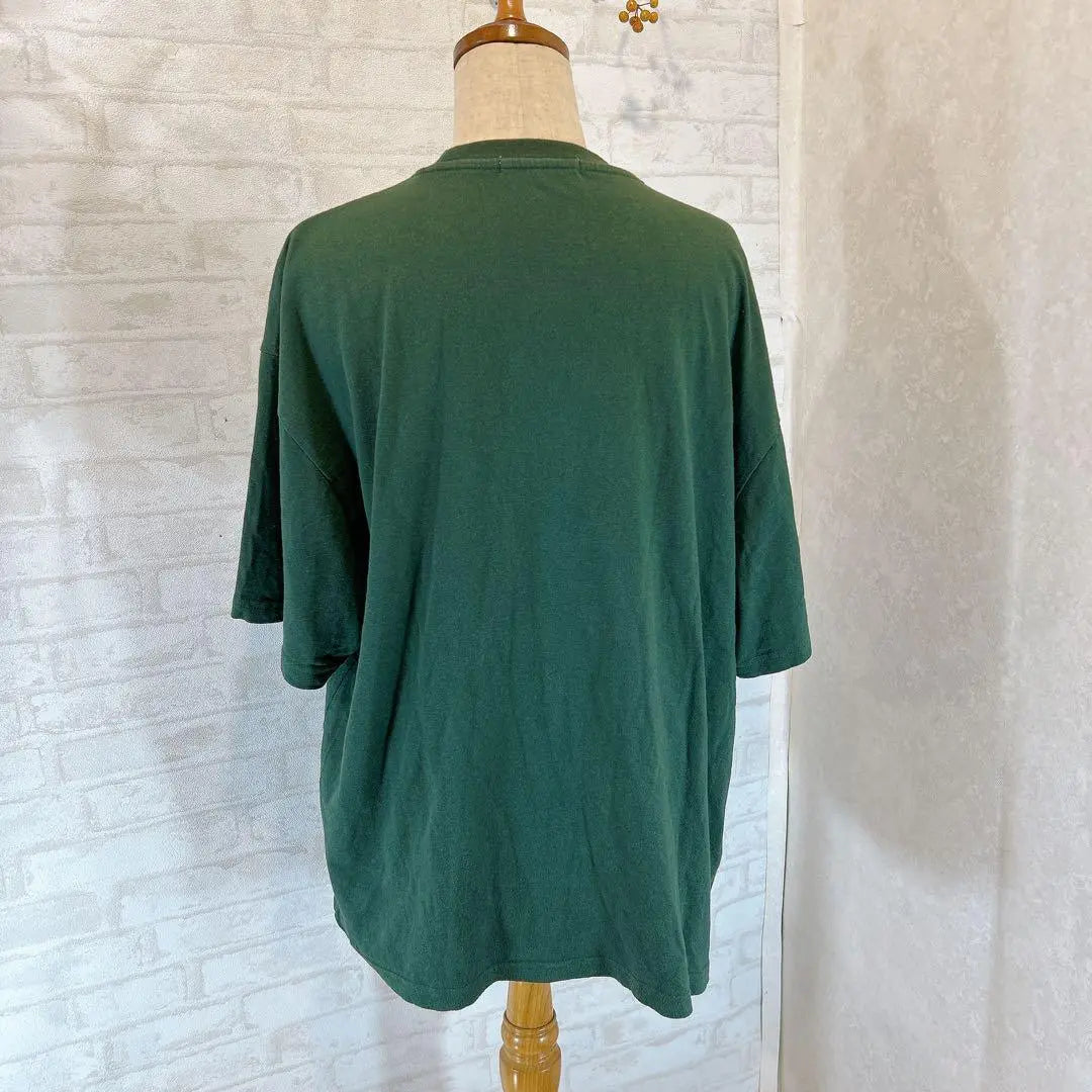 US POLO ASSN [L] Camisa BIGT/Bordado de un punto Verde musgo Otoño