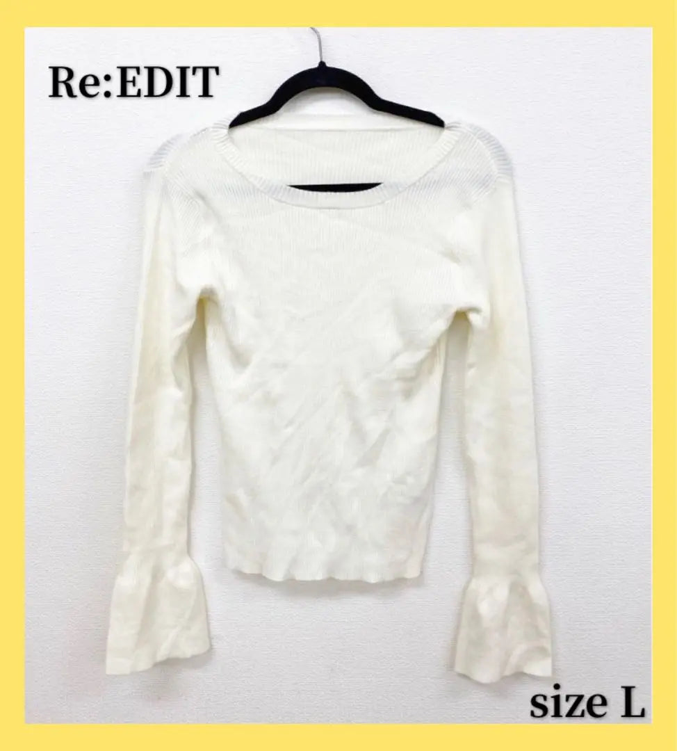 〇4306B〇 Re:EDIT Sweater for women