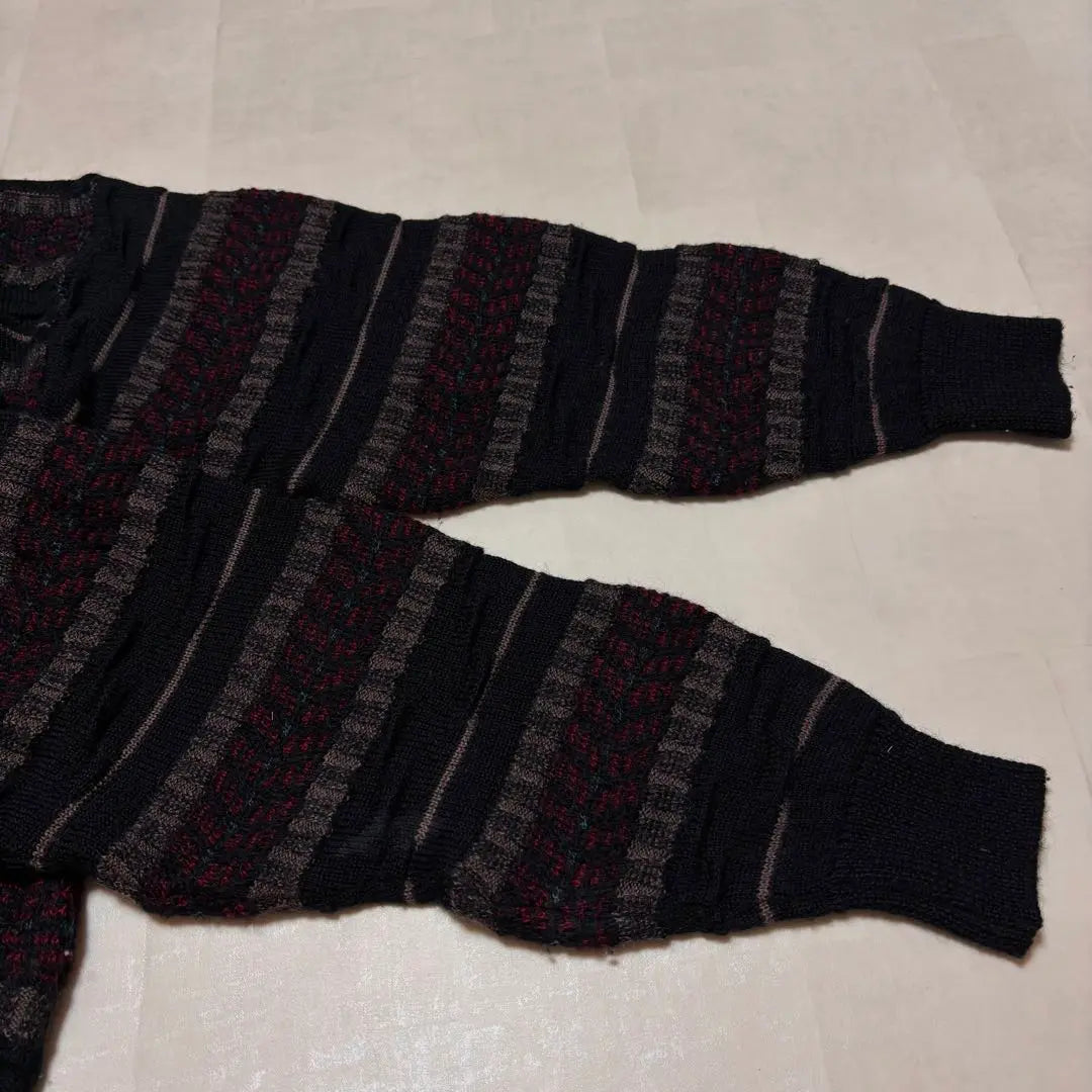 [Design knit] 3D knit, mohair blend, used clothing