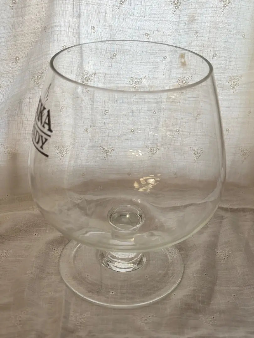 Rare Nikka Brandy Extra Large Brandy Glass Showa Retro Vintage