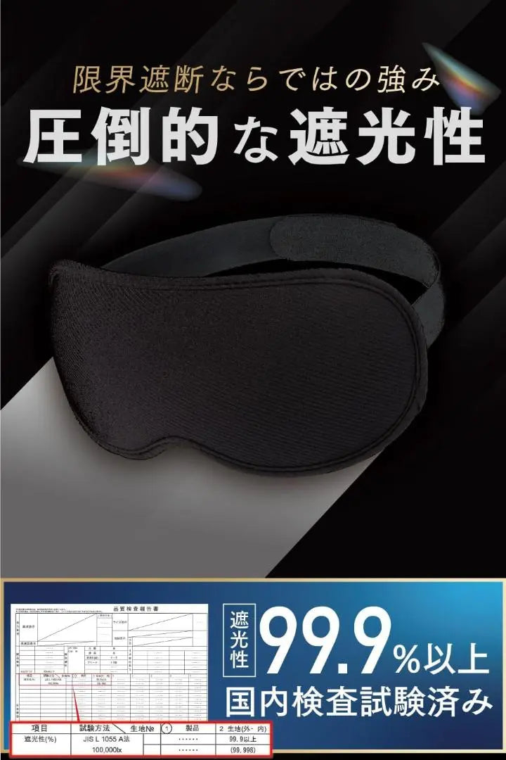 NERUGOO Eye Mask Sleep Sleep Sleep Goods [3D 3D Structure x Around Dense