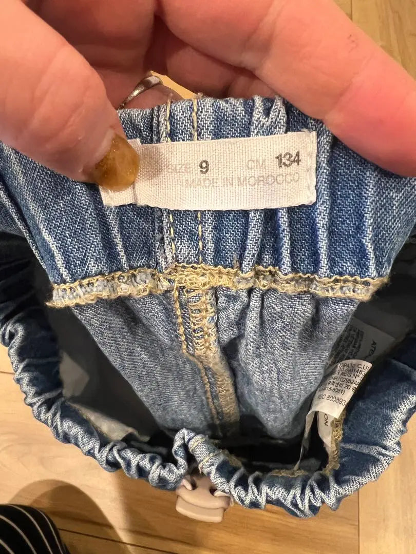 Falda ZARA niña denim 130cm