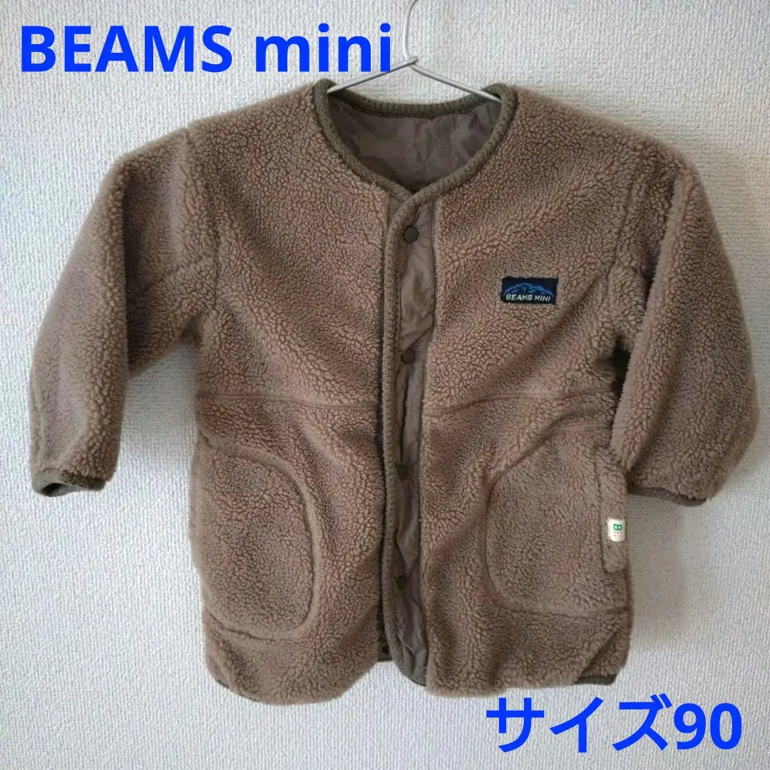 BEAMS mini boa jacket reversible 90