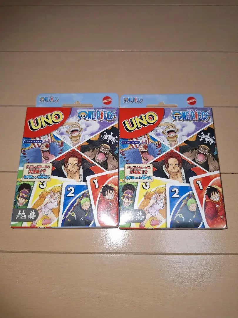 UNO ONE PIECE Collaboration 2-pack set