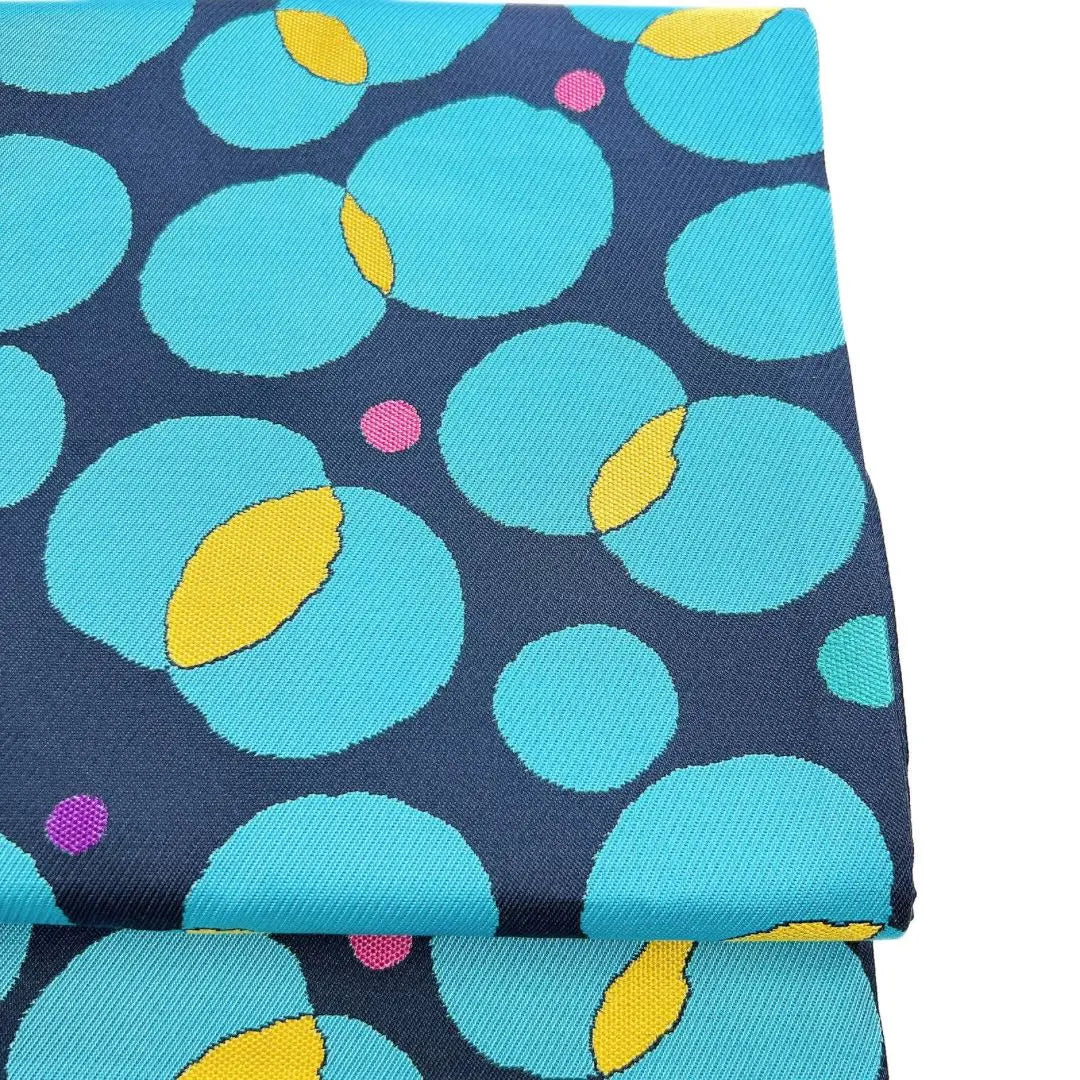 Nagoya obi, polka dot pattern, dot pattern, kimono, 015w