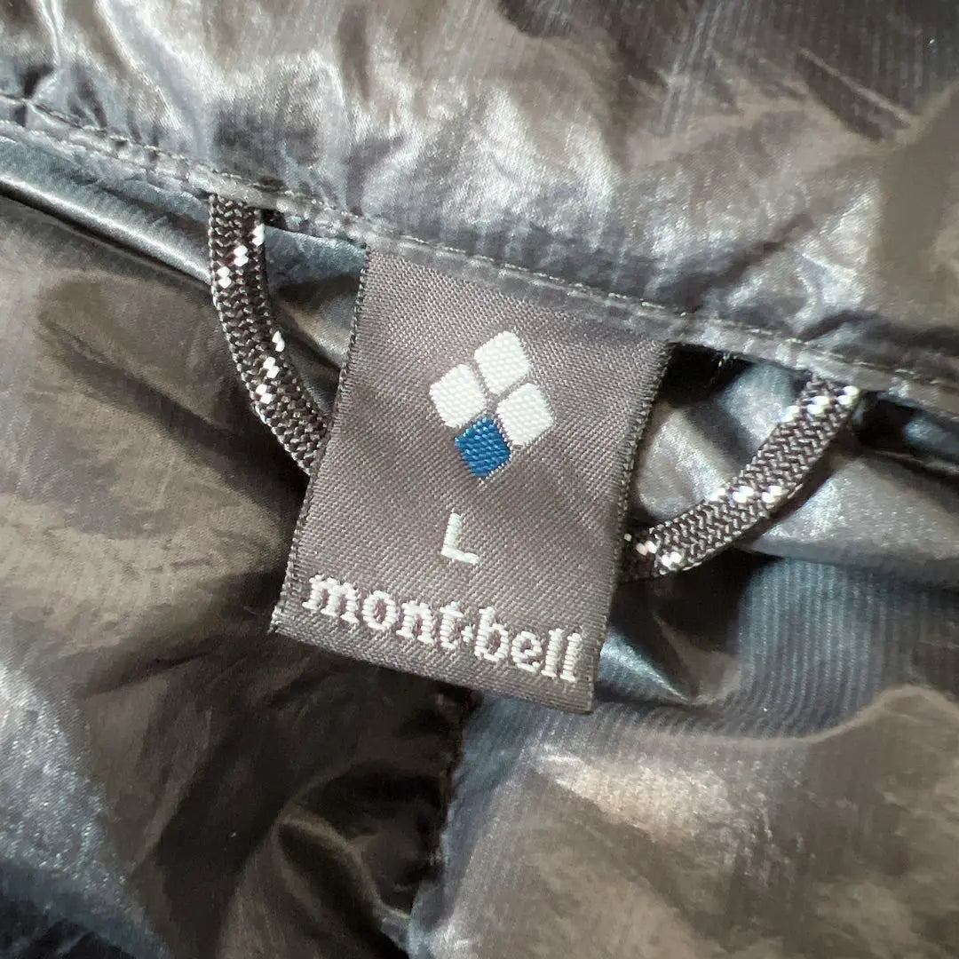 &lt;&lt; Belleza &gt;&gt; Montbell Sperio Down -Cardcode Negro Hombre L | 《美品》モンベル スペリオダウンパーカ ドローコード ブラック メンズL