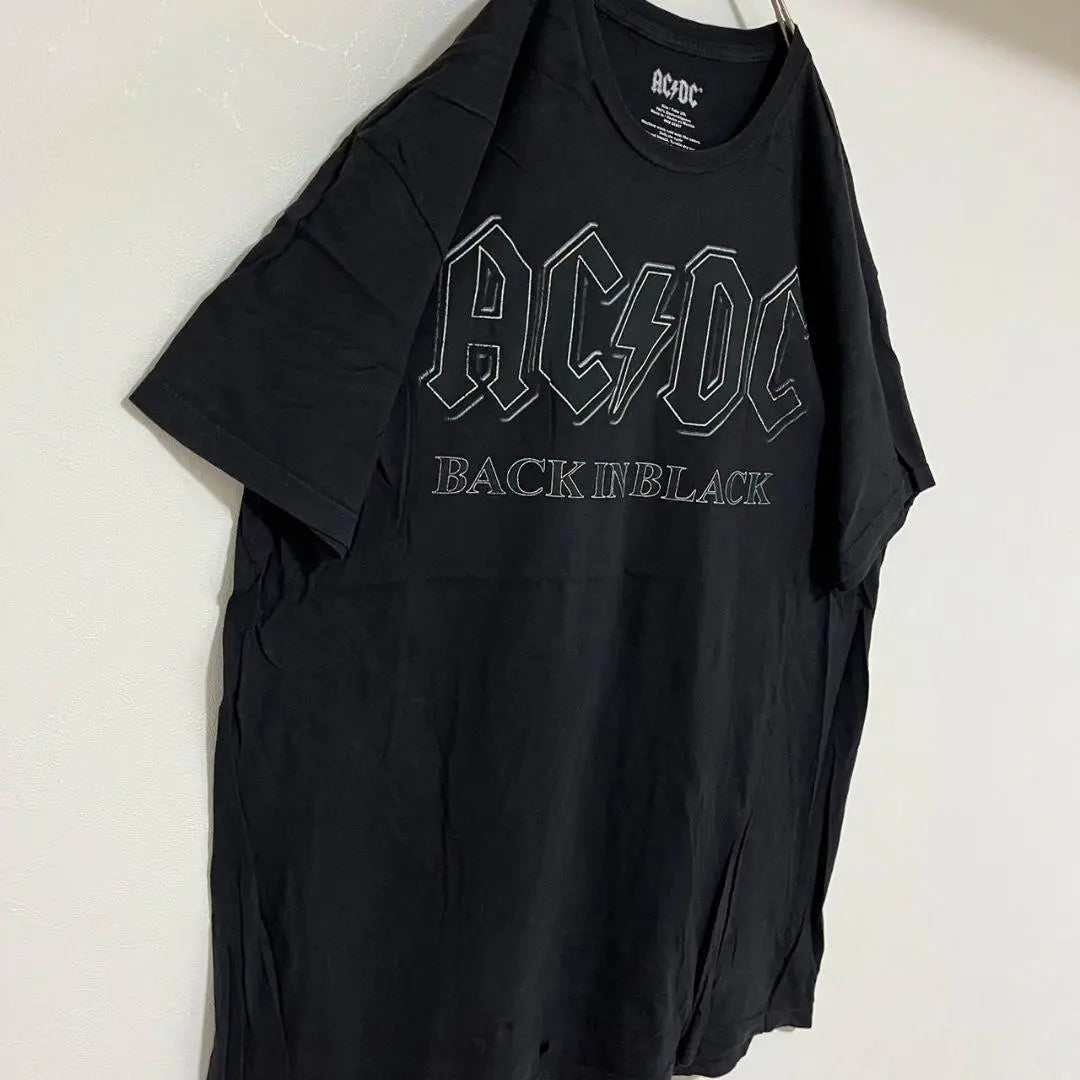 YAD3 [Importación de EE. UU.] Camiseta AC/DC [Talla 2XL para hombre] Manga corta negra