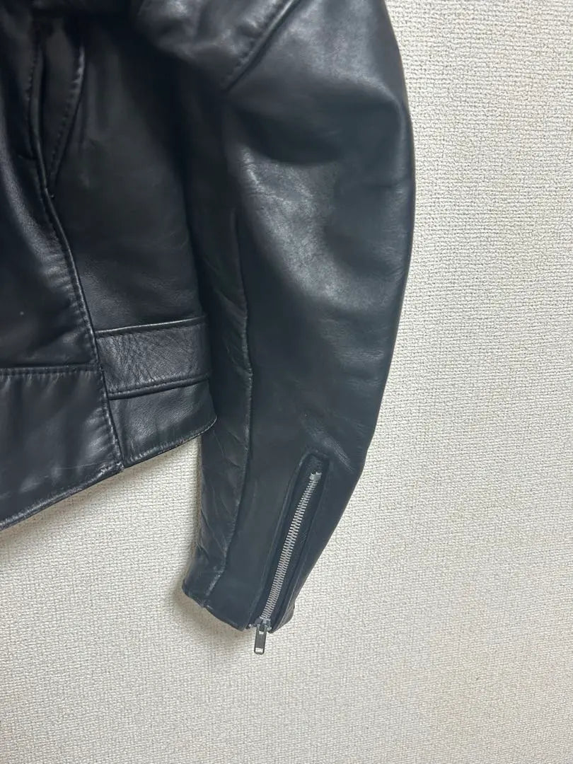 [Productos hermosos] Perfect Schott Black Cowhide 618 modelo 38 tamaño | 【美品】Perfect Schott ブラック牛革618モデル 38サイズ