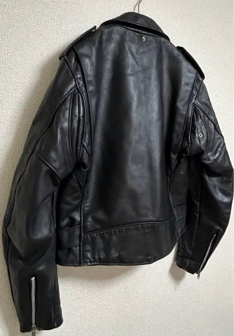 [Productos hermosos] Perfect Schott Black Cowhide 618 modelo 38 tamaño | 【美品】Perfect Schott ブラック牛革618モデル 38サイズ