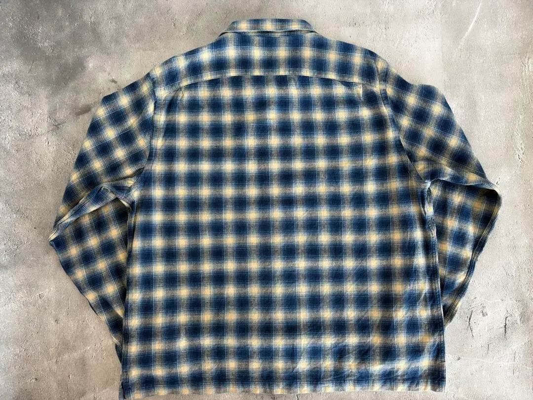 Camisa de cuadros ombré RRL XXL Ralph Lauren