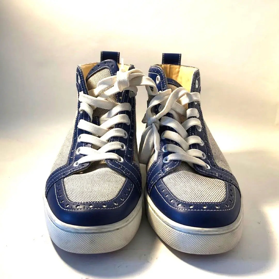 ✨ Beauty LOUBOUTIN Louboutin sneakers blue 25cm | ✨美品　Louboutin ルブタン　スニーカー　ブルー　25cm