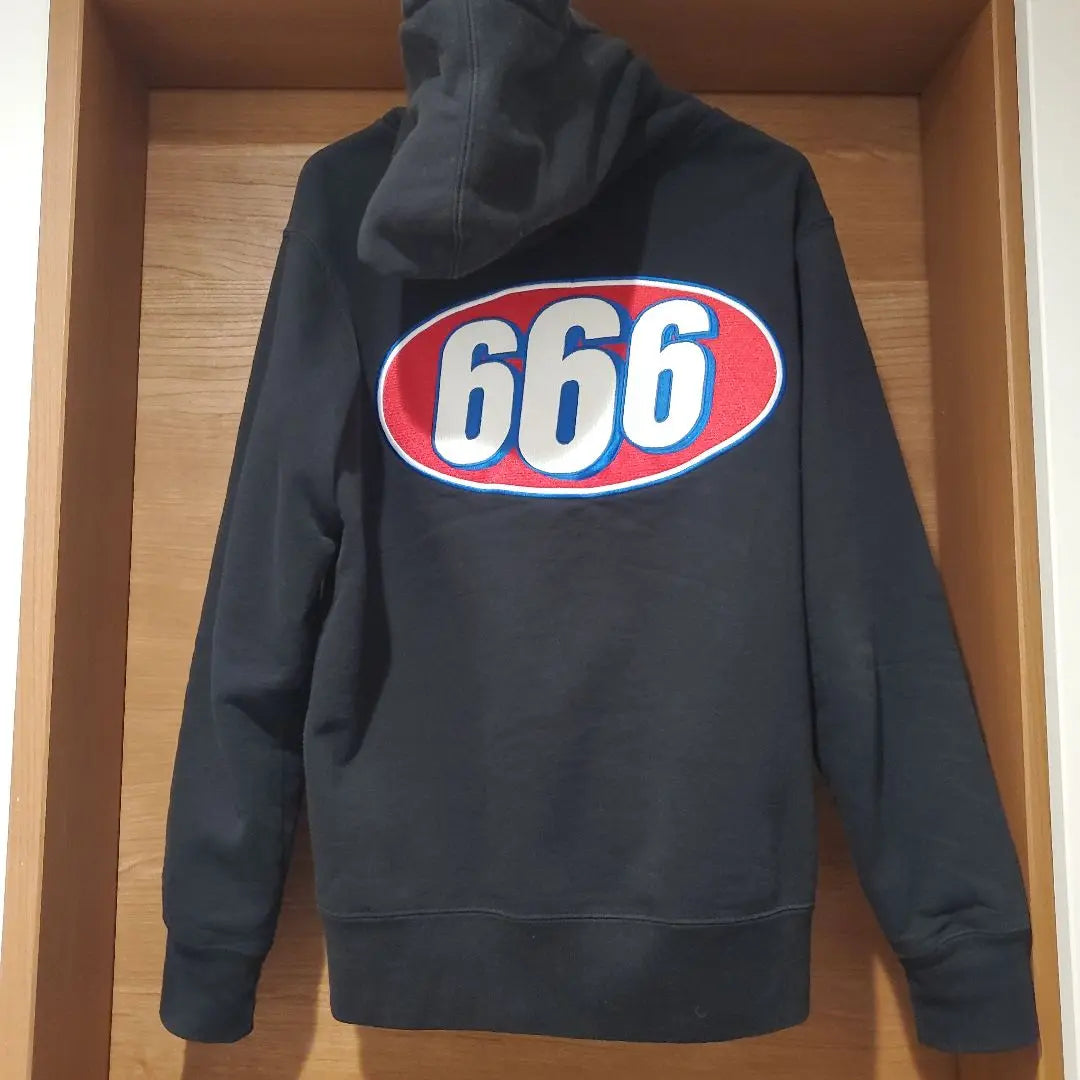 Supreme 666 Zip Up Hooded Sweatshirt