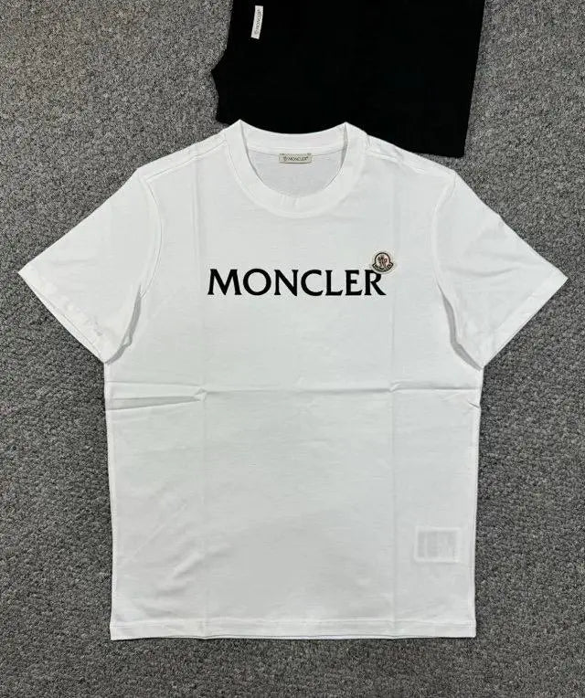 MONCLER Off-White Short Sleeve T-Shirt for Women Italy