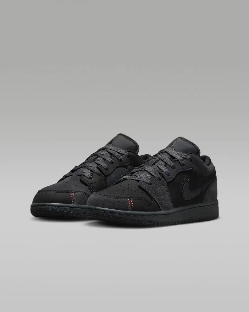 《24》 Nike Air Jordan 1 Low SE Craft GS Negro Gris