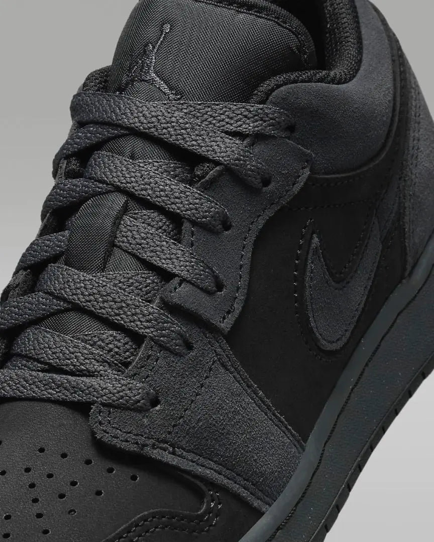 《24》 Nike Air Jordan 1 Low SE Craft GS Negro Gris