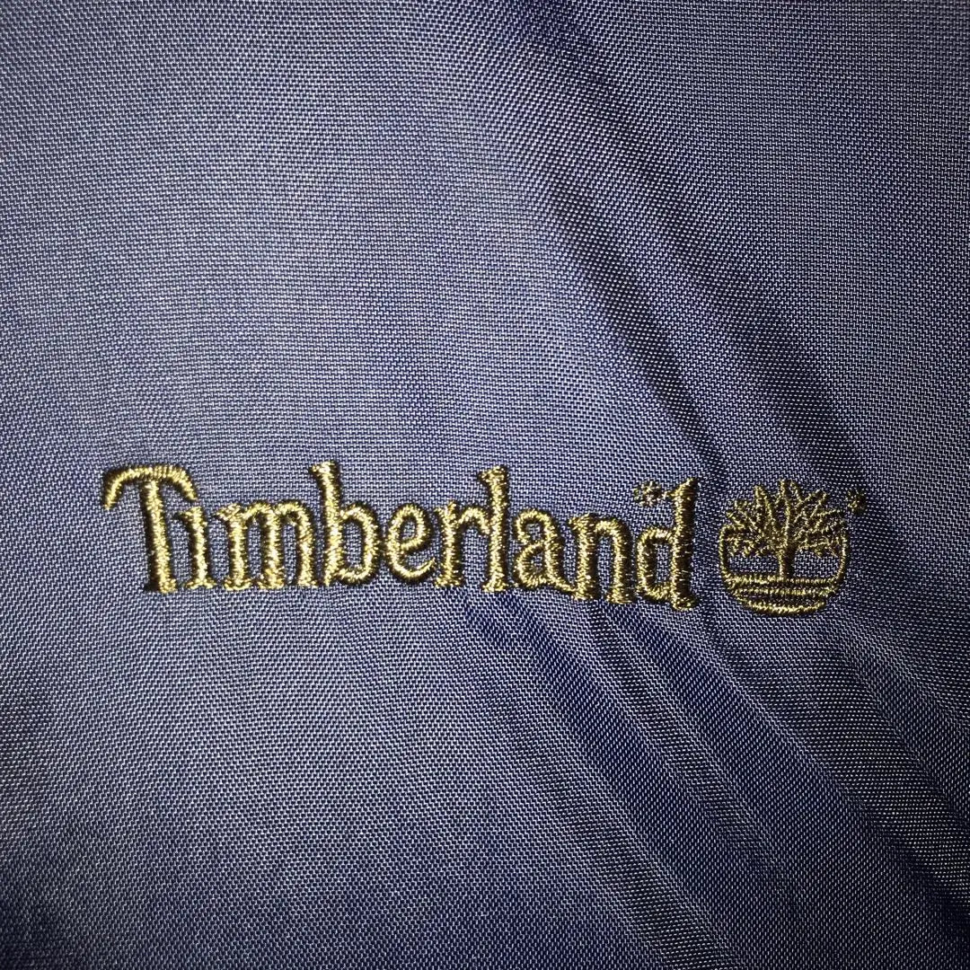 《Logotipo bordado de un punto》 Chaqueta de nailon Timberland usada en el extranjero | 《ワンポイント刺繍ロゴ》海外古着ティンバーランドナイロンジャケット