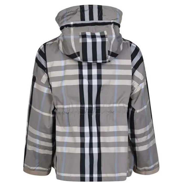 BURBERRY LONDON Burberry check nylon hooded jacket