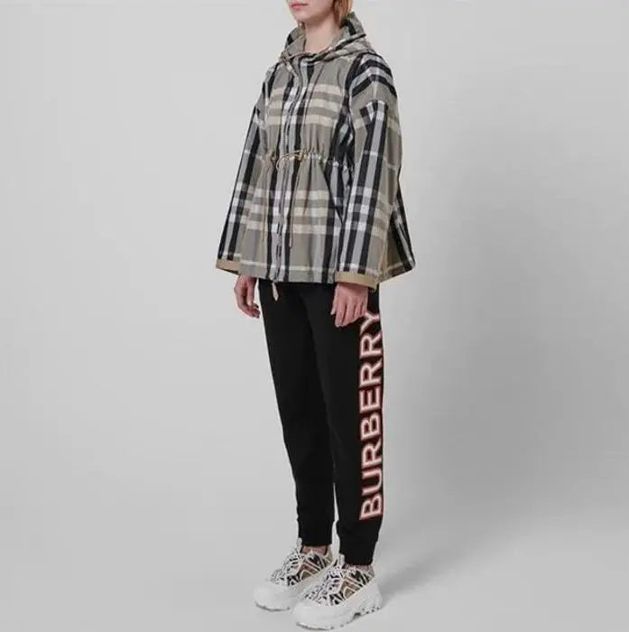 BURBERRY LONDON Burberry check nylon hooded jacket