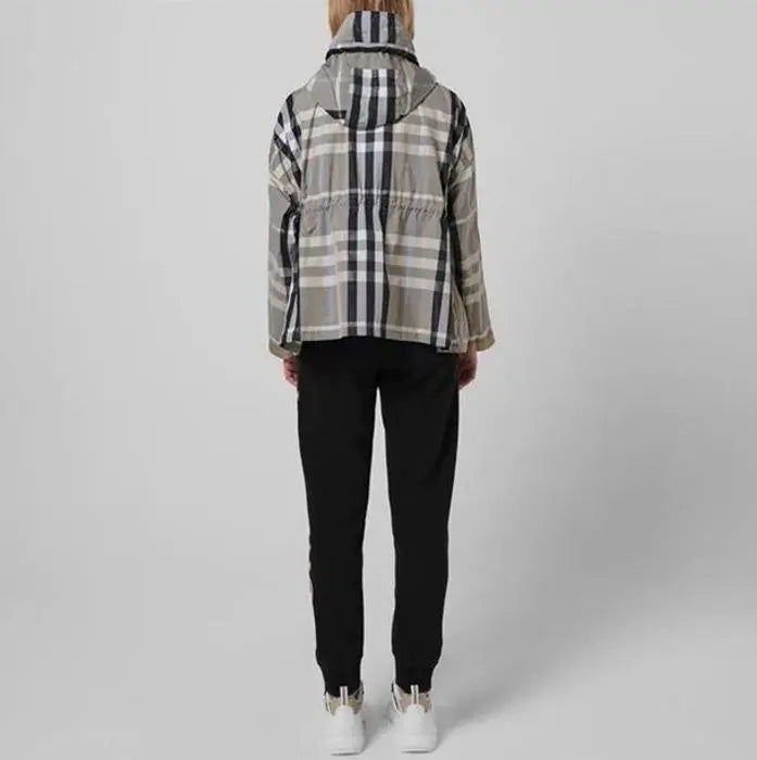 BURBERRY LONDON Burberry check nylon hooded jacket