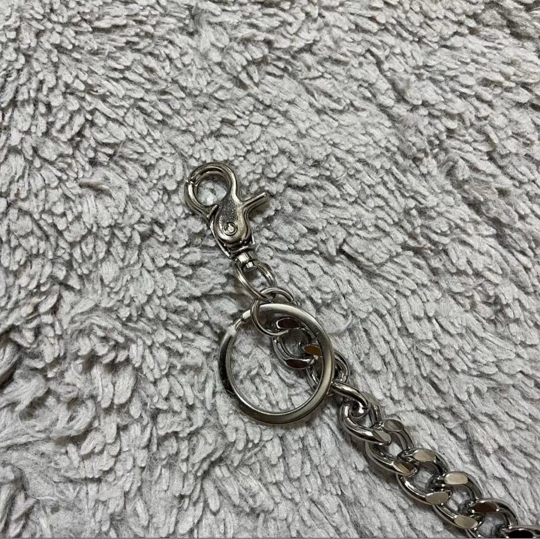 Wallet Chain Punk Street American Casual Silver Chain Men's