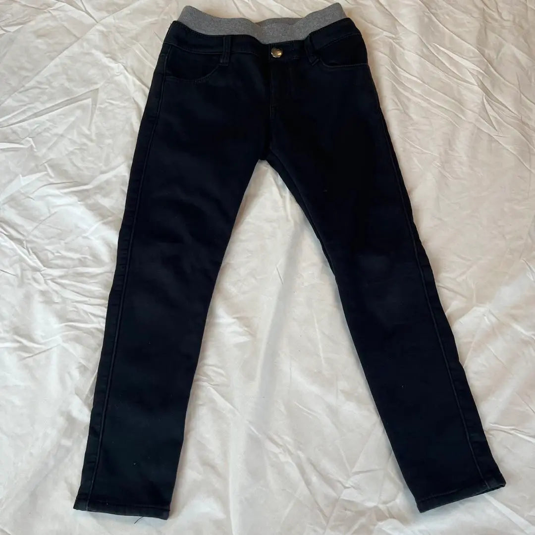 Perfect for going to school! Black Chino Pants Size 110 Waist Band Boys 4-6 Years Old