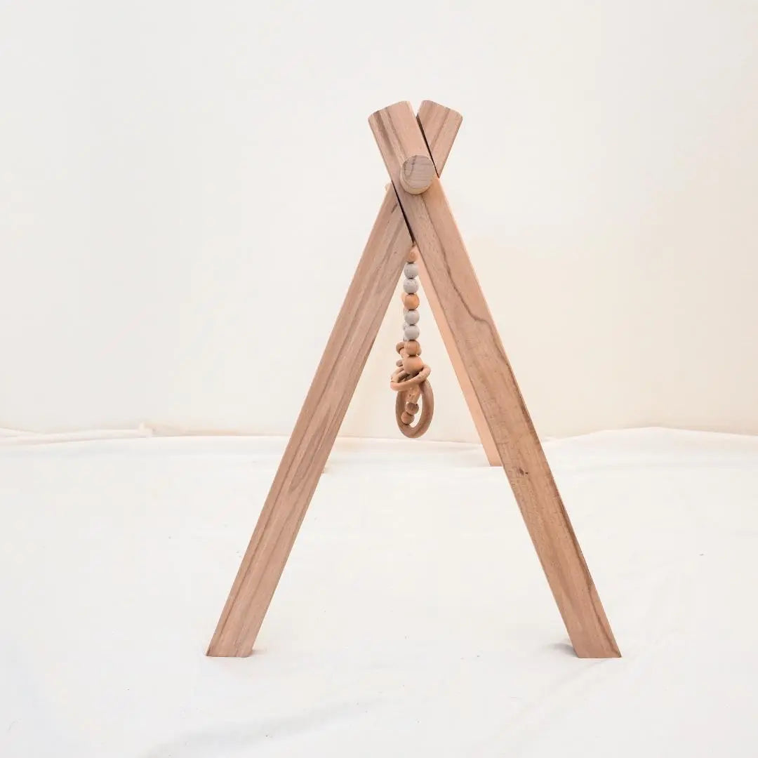 Little Light Baby Play Gym Natural Wooden Baby Gym