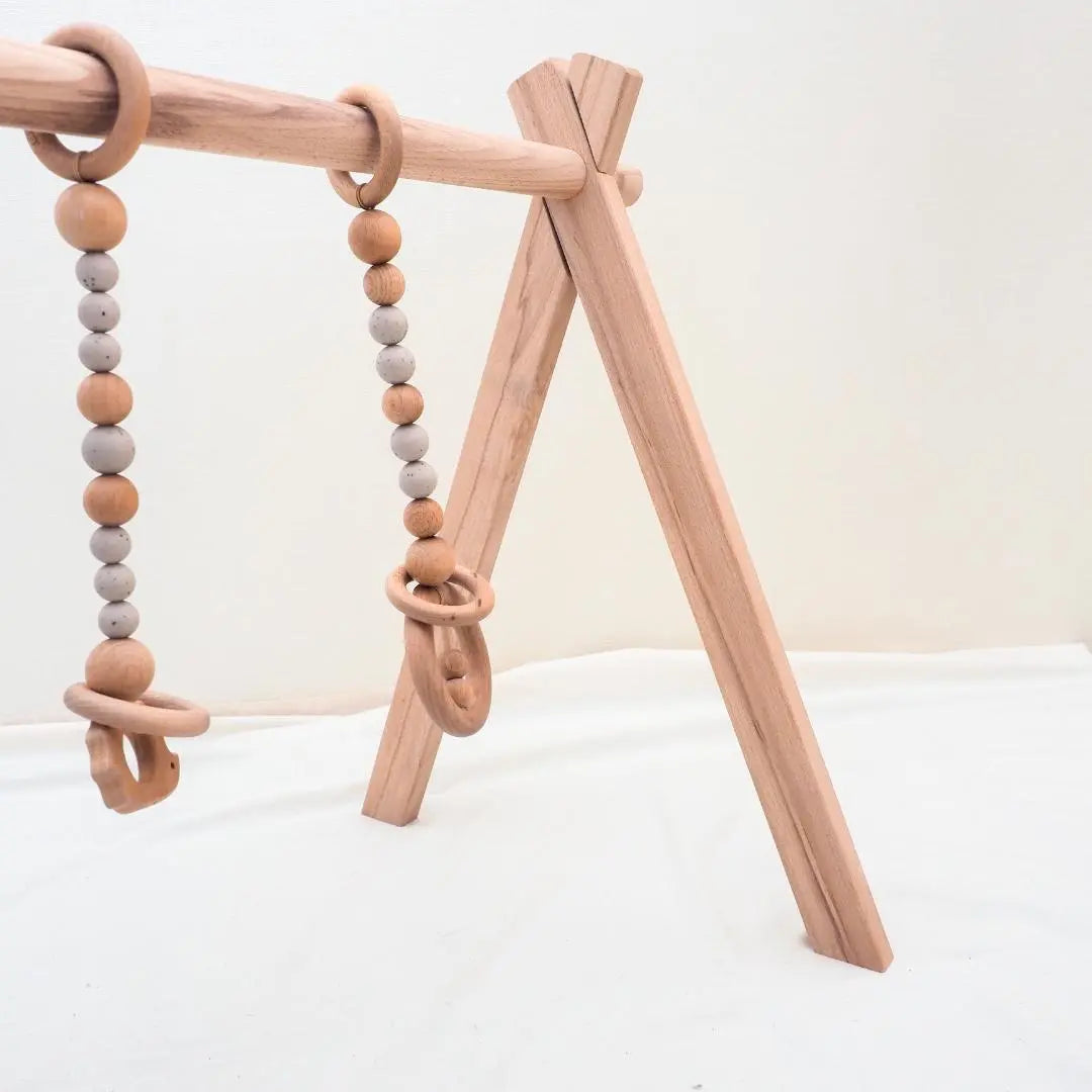 Little Light Baby Play Gym Natural Wooden Baby Gym