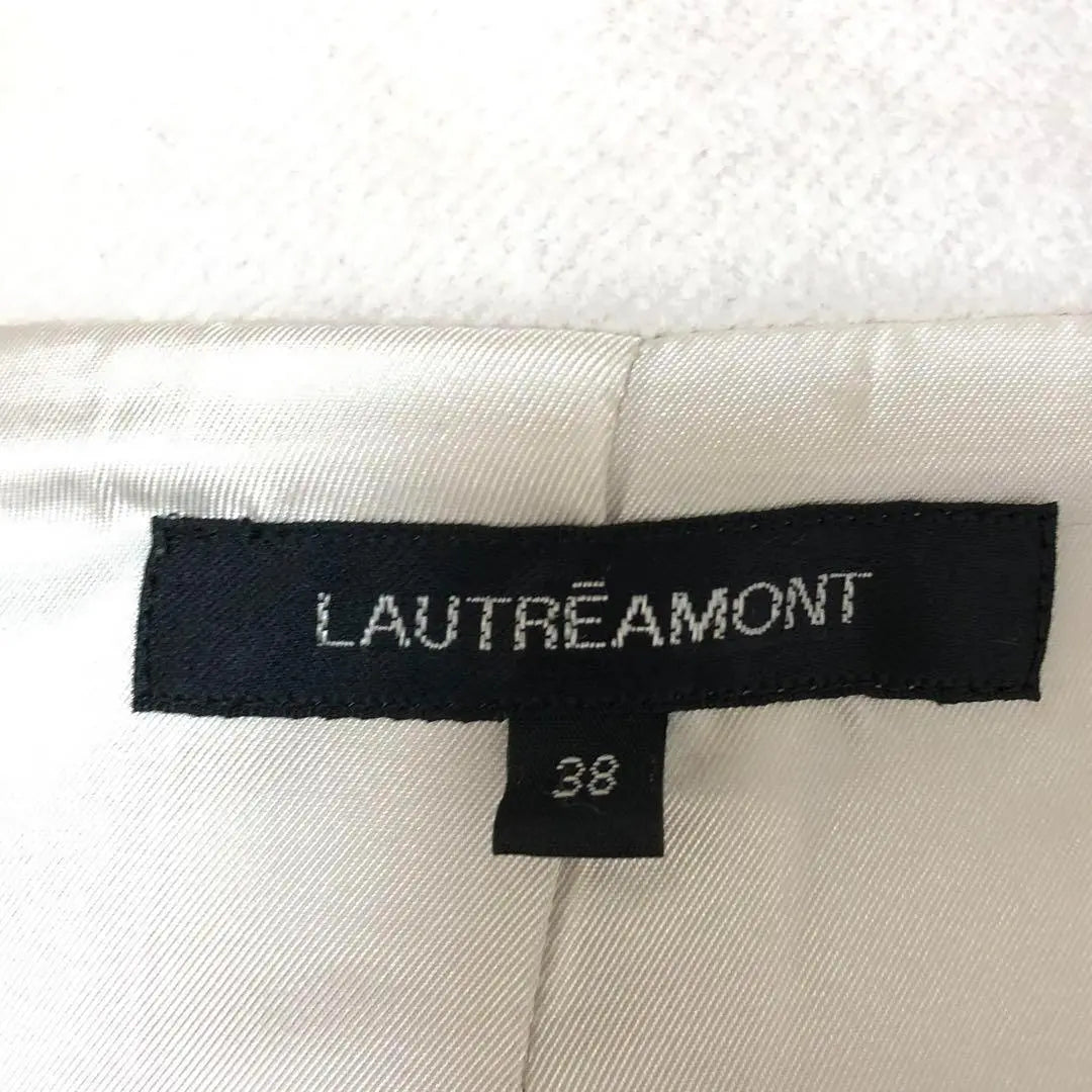 [Lautreamont] Angola, wool blend peacoat, size 38 off-white