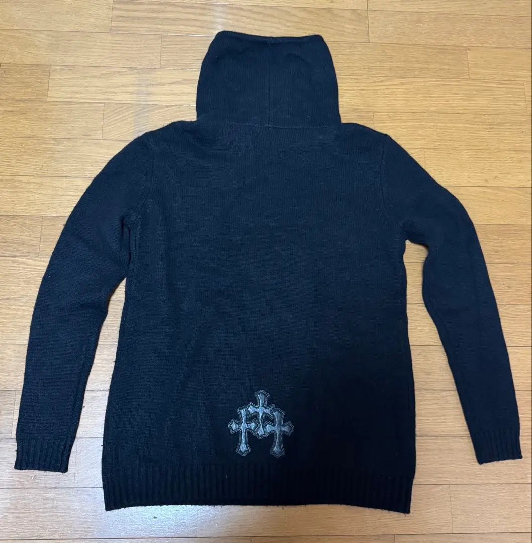 Chrome Hearts Wynott Cashmere Sweater Cross Patch