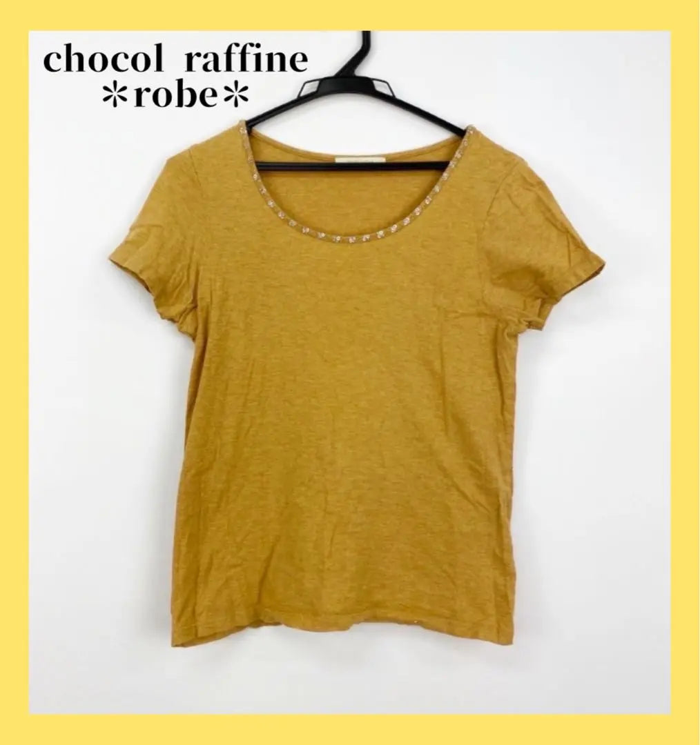 〇5103B〇 camiseta manga corta chocol raffine robe para mujer | 〇5103B〇 bata raffine de chocolate 半袖Tシャツ 女性