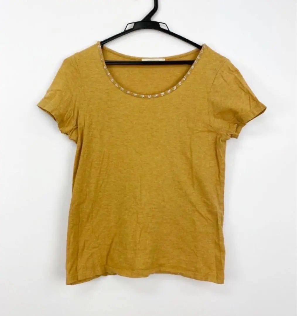 〇5103B〇 chocol raffine robe short sleeve t-shirt for women | 〇5103B〇 chocol raffine robe 半袖Tシャツ 女性