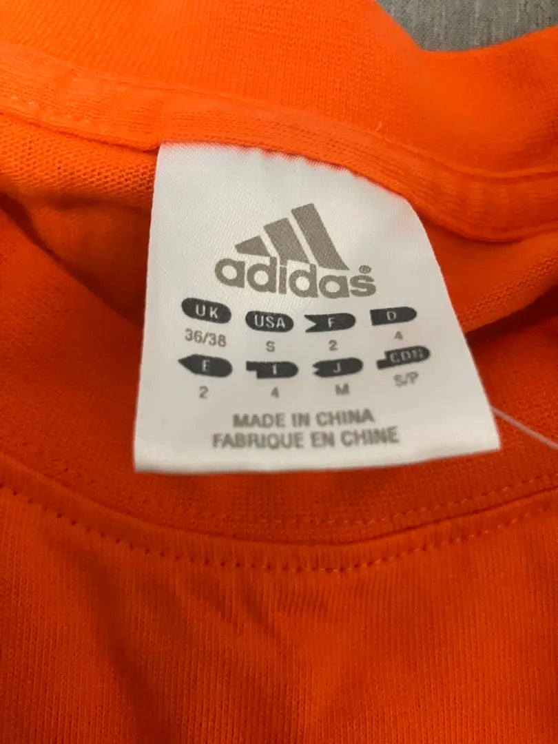 New tagged adidas orange t-shirt M | 新品タグ付きadidas オレンジ Tシャツ M