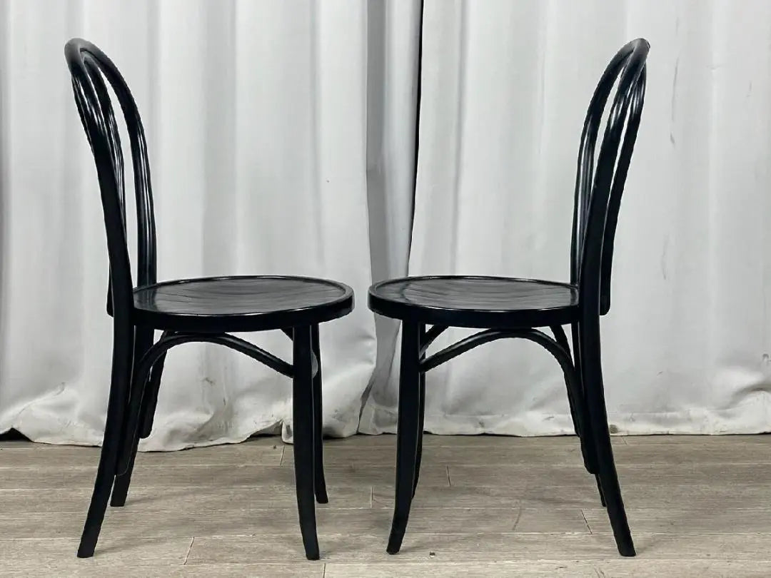 Juego de 2 sillas de comedor de madera curvada Thonet GE02 /S8