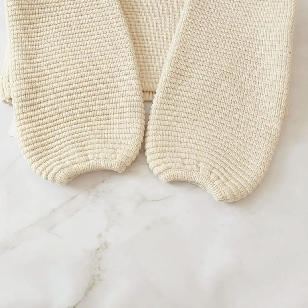 Unused Etroukyo Ring Neck Box Knit Pull Over -off White | 未使用 エトレトウキョウ リングネック BOXニットプルオーバー オフホワイト