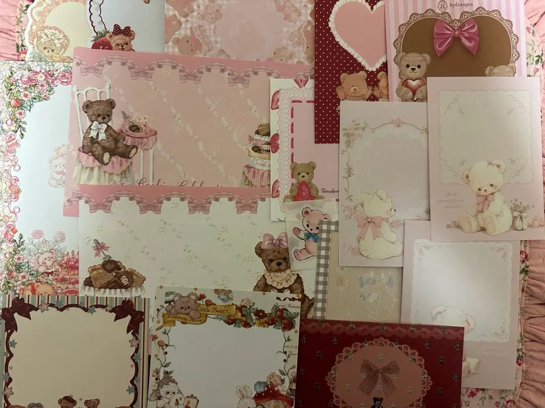 Bear memos and stickers ♡ Separate delivery ①♡ 120 sheets set