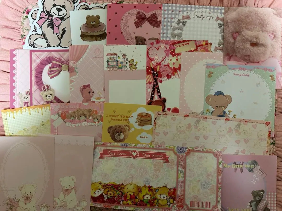 Bear memos and stickers ♡ Separate delivery ①♡ 120 sheets set