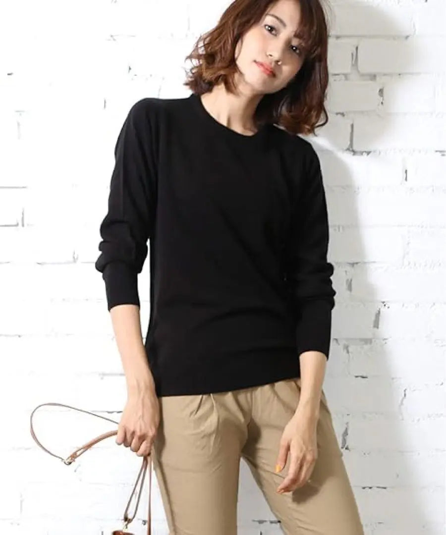 Women's Knit Tops Sweater Women's Washable Crew Neck