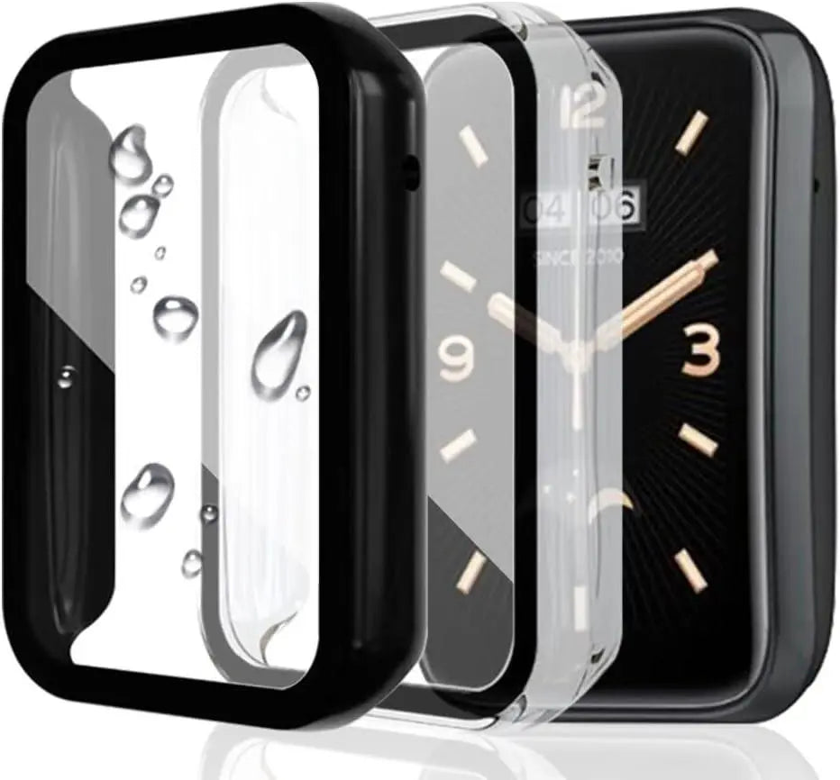 [Clear case, black] For Smart Band 7 Pro