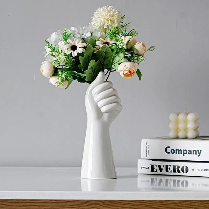 Vase Flower Base 793 Hand motif Nordic Modern Fashionable Fresh flowers