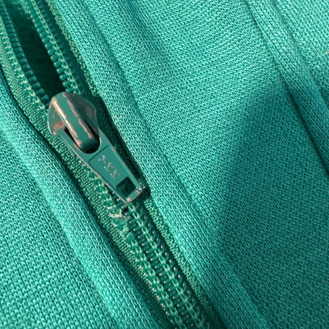 North Face 90s extreme half zip sweatshirt turquoise