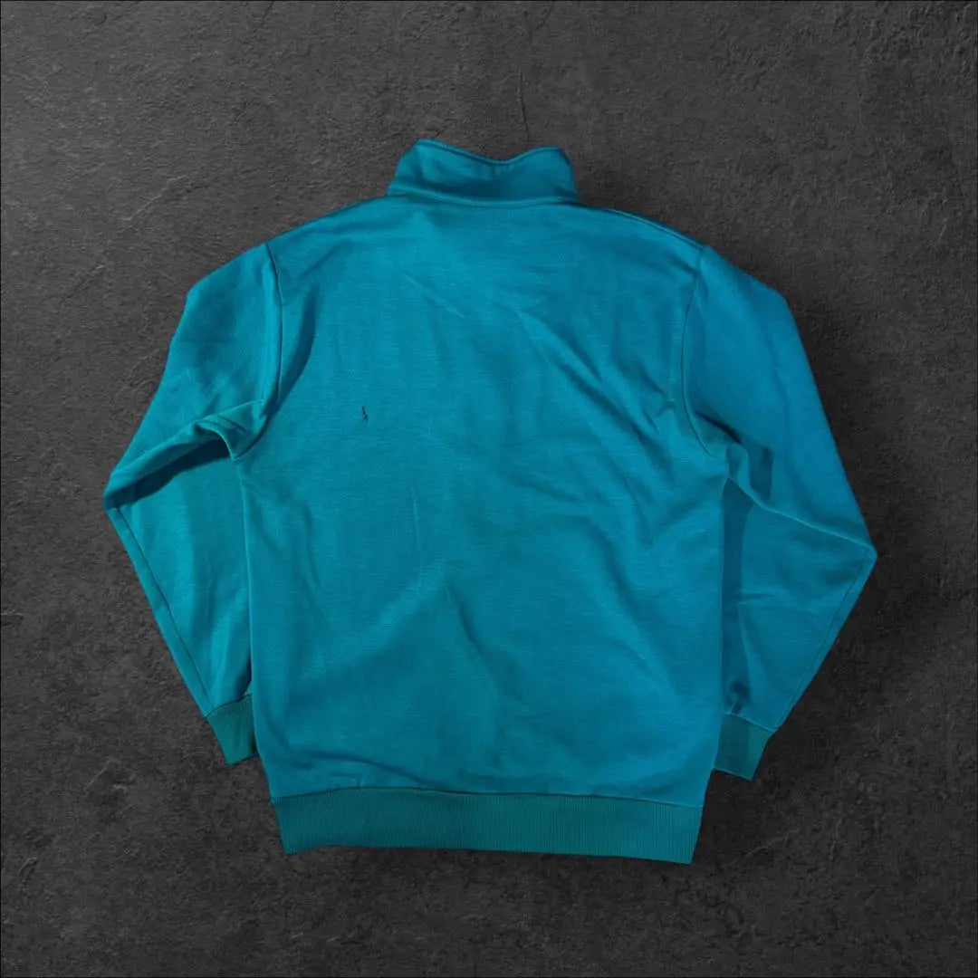 North Face 90s extreme half zip sweatshirt turquoise