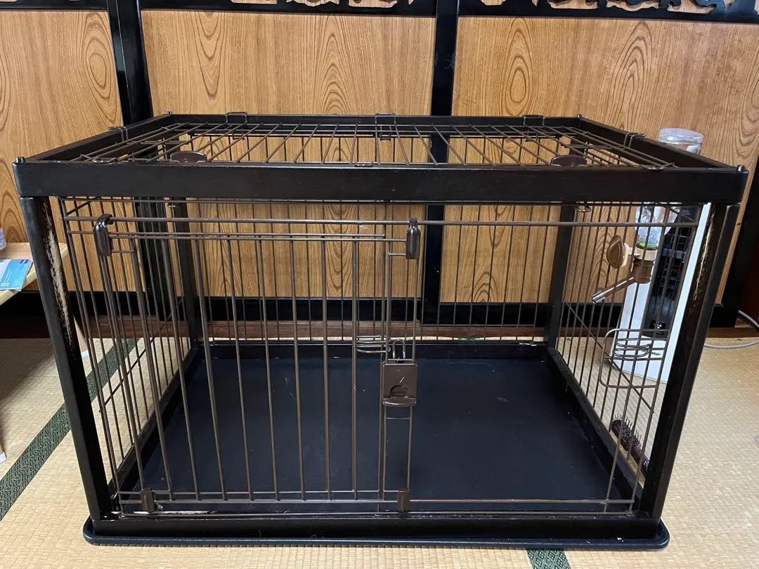 Wooden dog cage