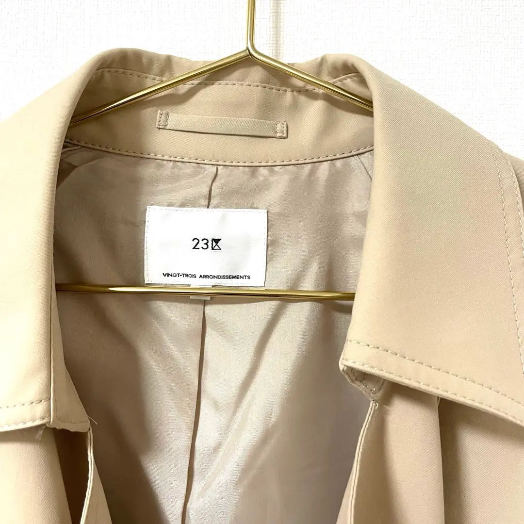 [Good condition] 23rd Ward Beige Trench Coat worn by Nakamura Anne