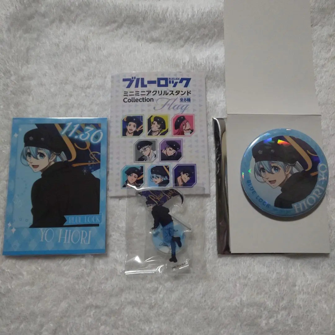 Blue Rock FLAG Hiori Hitsuji Bonus Mini Mini Acrylic Stand Can Badge