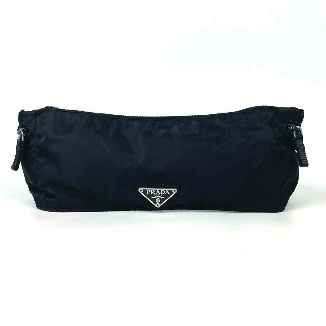 [Extremely beautiful] Prada body bag triangular logo plate unisex Testo nylon | 【極美品】プラダ　ボディバッグ　三角ロゴ　プレート　男女兼用　テスートナイロン